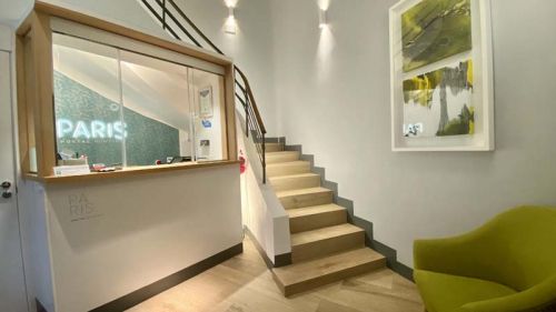 Recepción vista desde cerca